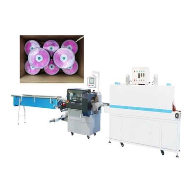 Good price 5.5KW عالية السرعة آلة تغليف يتقلص 380V القرص مربع التعبئة والتغليف الانترنت