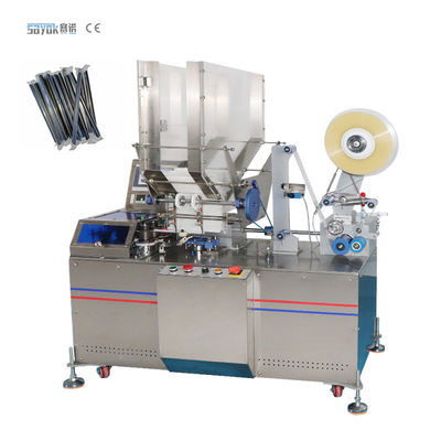 1.5KW آلة تغليف القش 0.4-0.6Mpa ضغط الهواء 0.3m3 / دقيقة من استهلاك الهواء