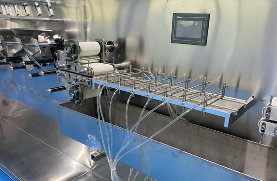 آلة صنع مناديل مبللة للأطفال عالية السرعة 30-120 قطعة لكل عبوة