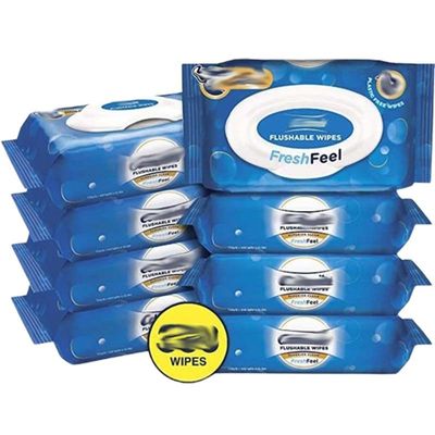 نظام التغذية المدفوعة بواسطة السيرفو 30-120 PCS أجهزة مناديل الأطفال خط إنتاج أوتوماتيكي