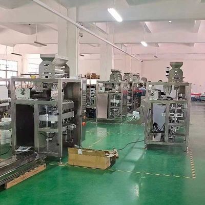 أجهزة التعبئة الآلية للباب الآمن من الزجاج المزدوج 10 خطوط لـ 2-5 غرام من مسحوق الشاي الأخضر